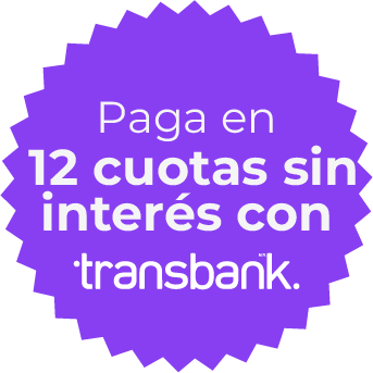 Paga en 12 cuotas sin interés con transbank